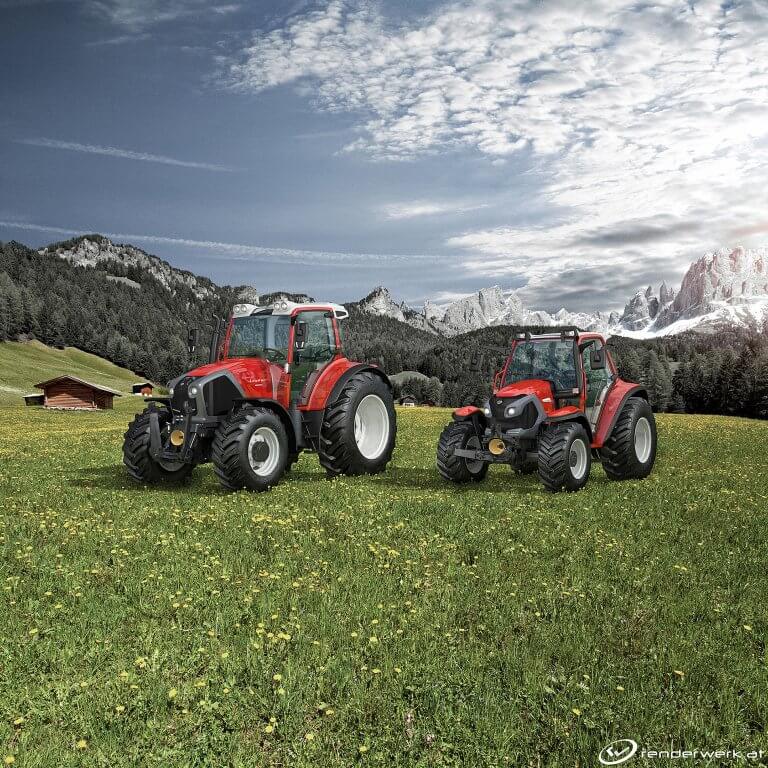 Lintrac Geotrac Dolomiten 3D Produkt Rendering Automotive