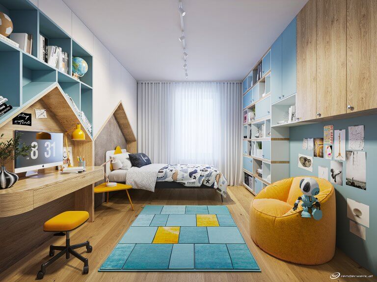 Wien Kinderzimmer renderwerk