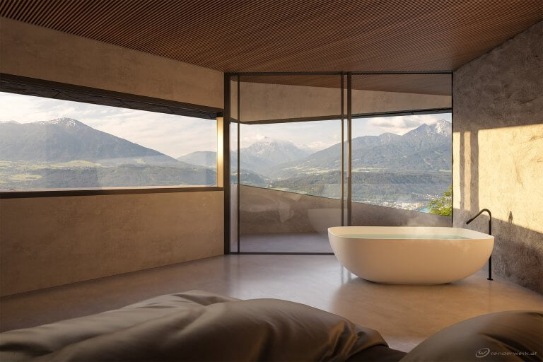 renderwerk Visualisierung Bedroom Bath