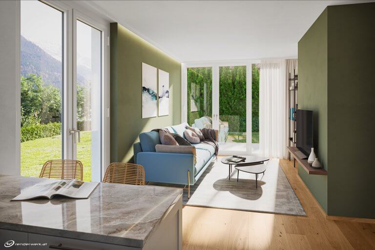 renderwerk Visualisierung Living Room